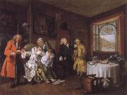 William Hogarth, Marriage a la mode VI The Lady-s Death